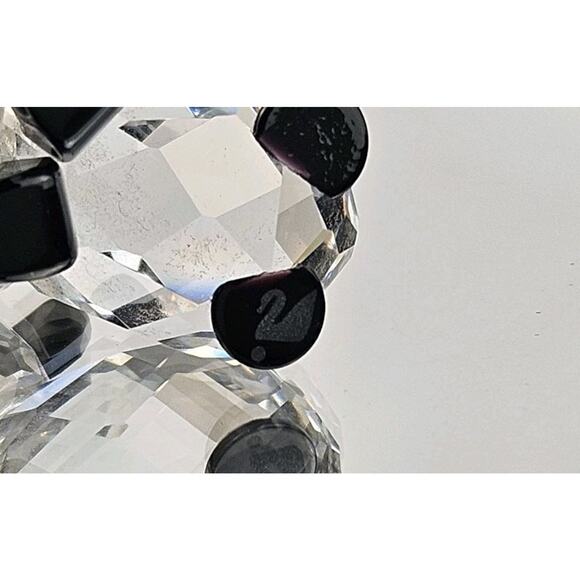 Swarovski Crystal Pand Baby Bear Figurine #7611 w/ Original Box Collectible - Picture 3 of 15